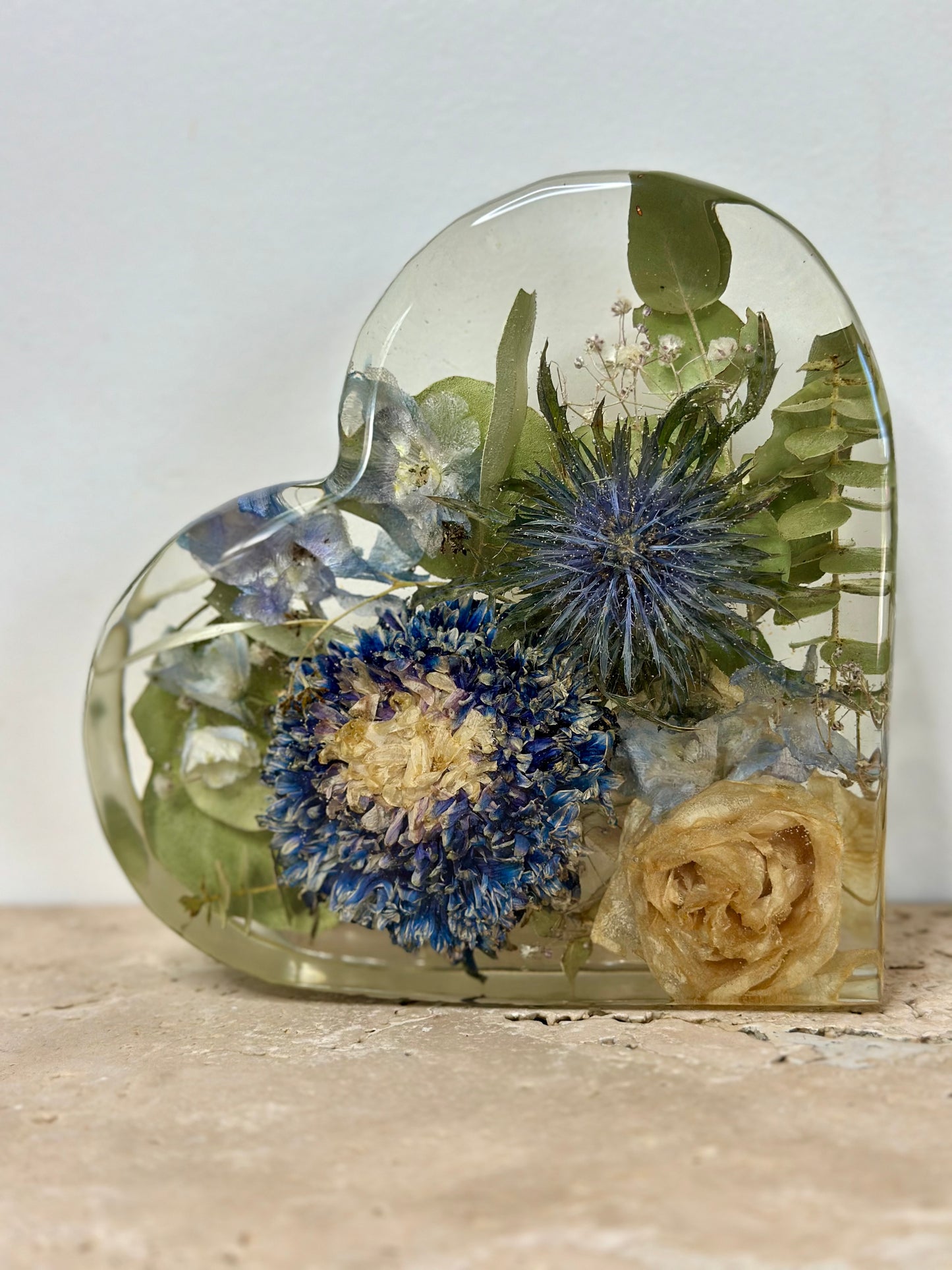 Freestanding Heart Flower Preservation