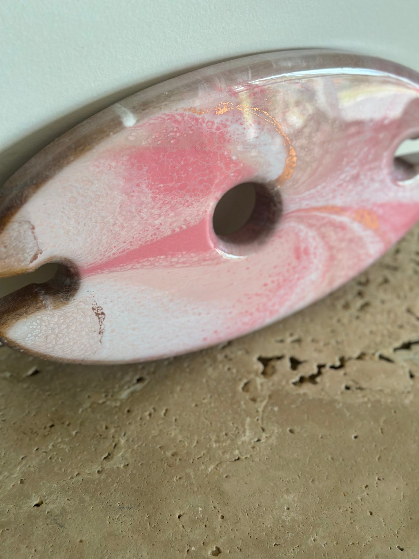 Resin Wine Bottle & Glass Holder