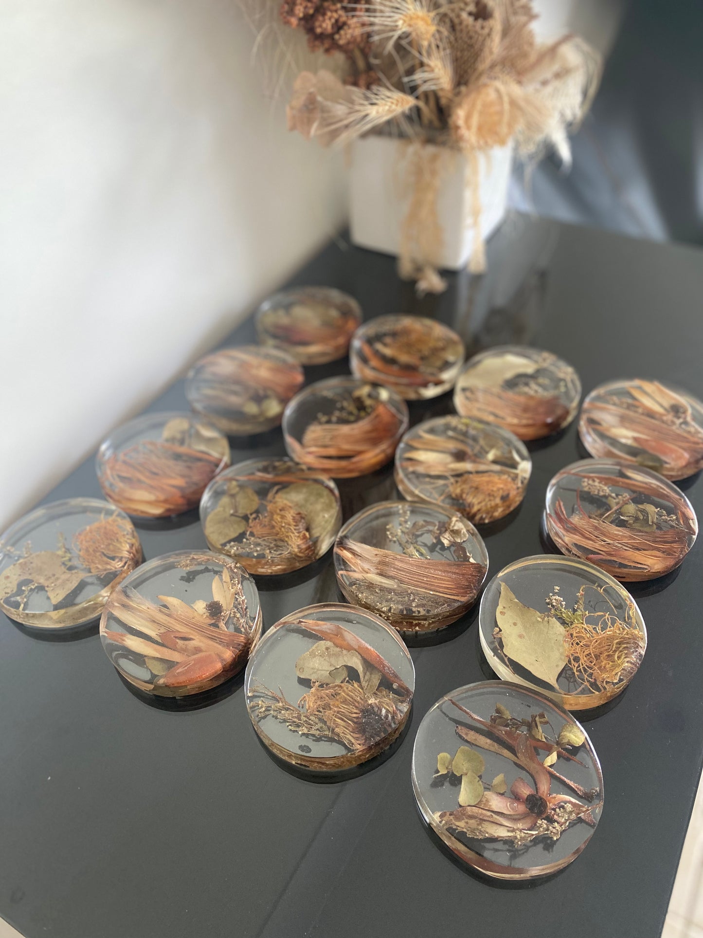 Round Coaster Flower Preservations