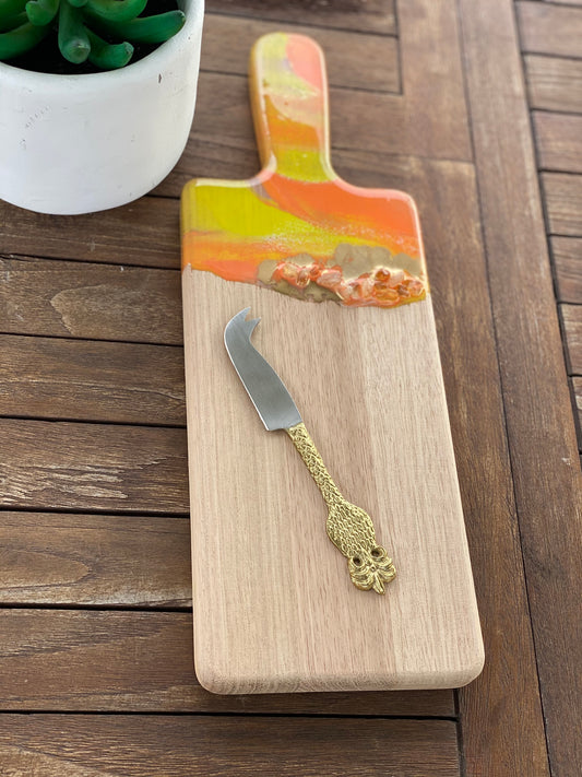 Rectangle Resin Paddle Serving Board