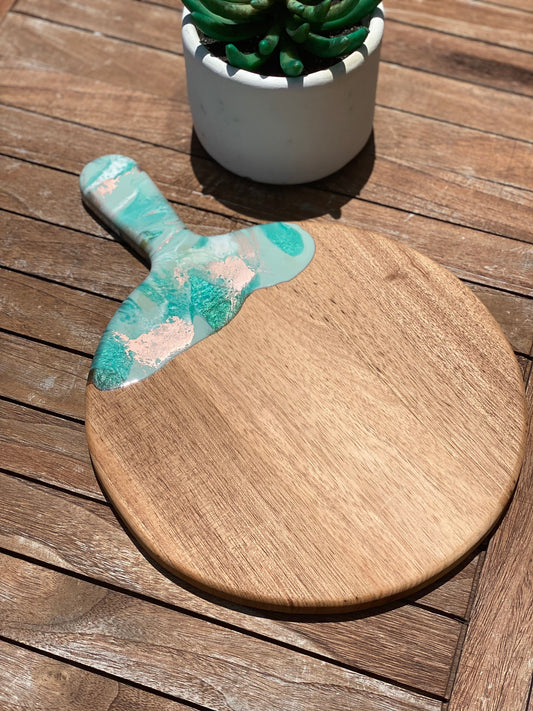 Round Paddle Resin Serving Board