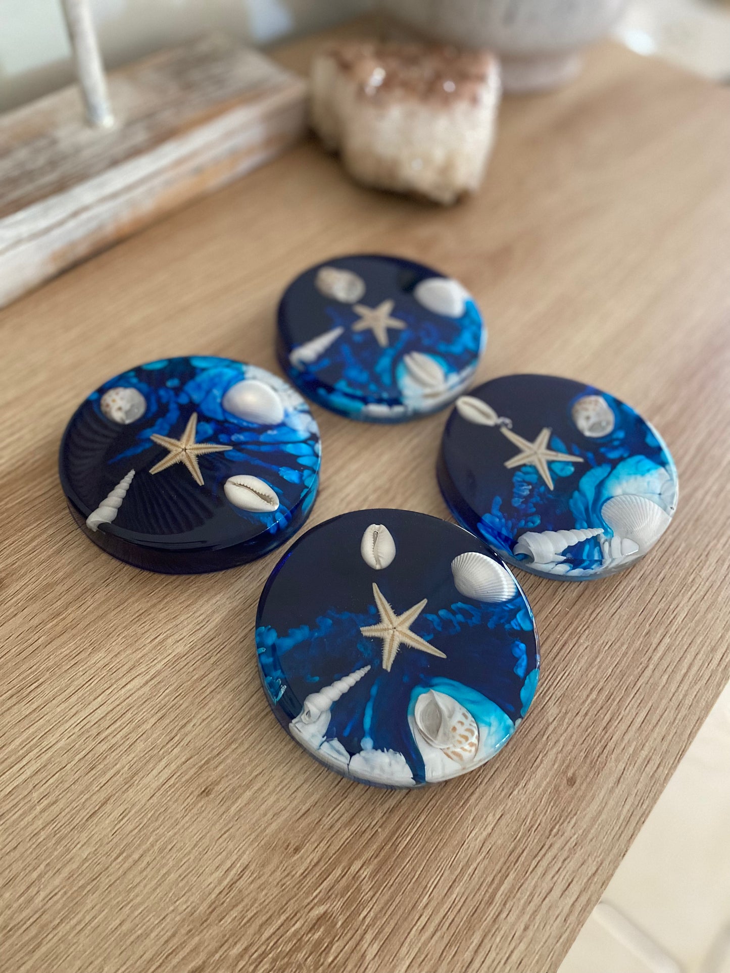 Round Shell Coasters - PRE ORDER