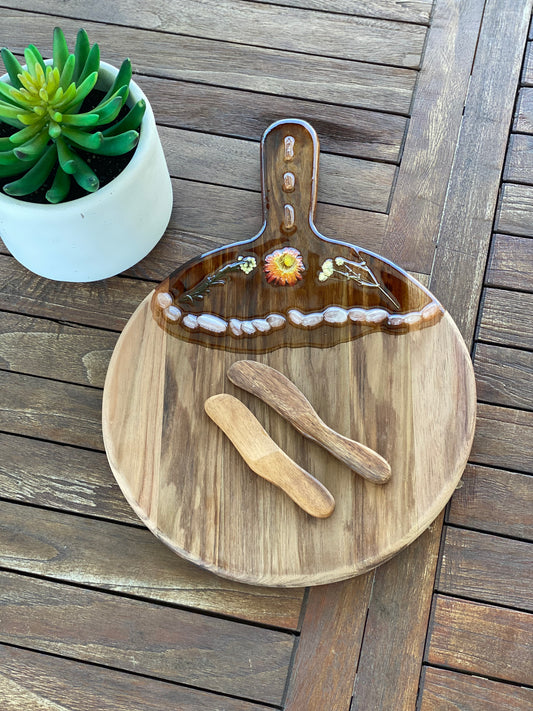 Round Resin Serving Board