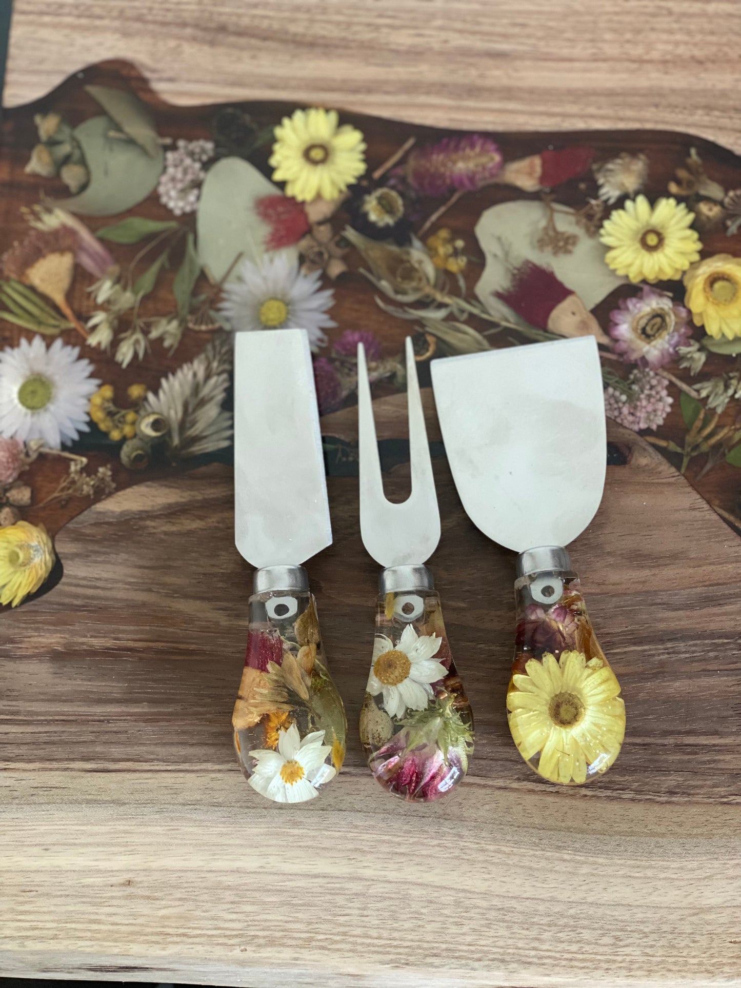 Botanical Cheese Knives