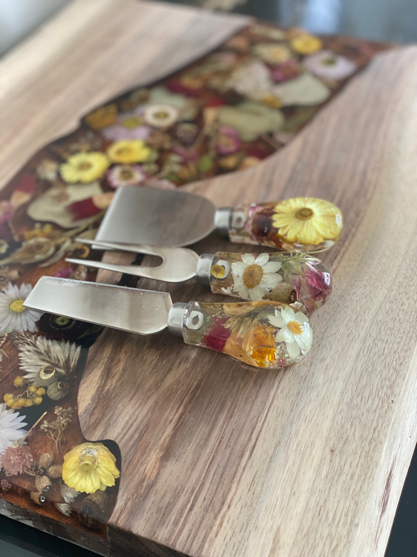 Botanical Cheese Knives