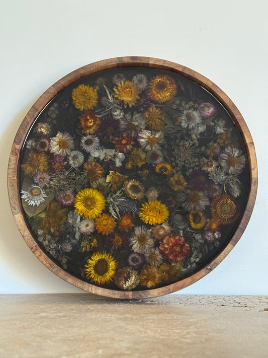 Botanical Round Tray