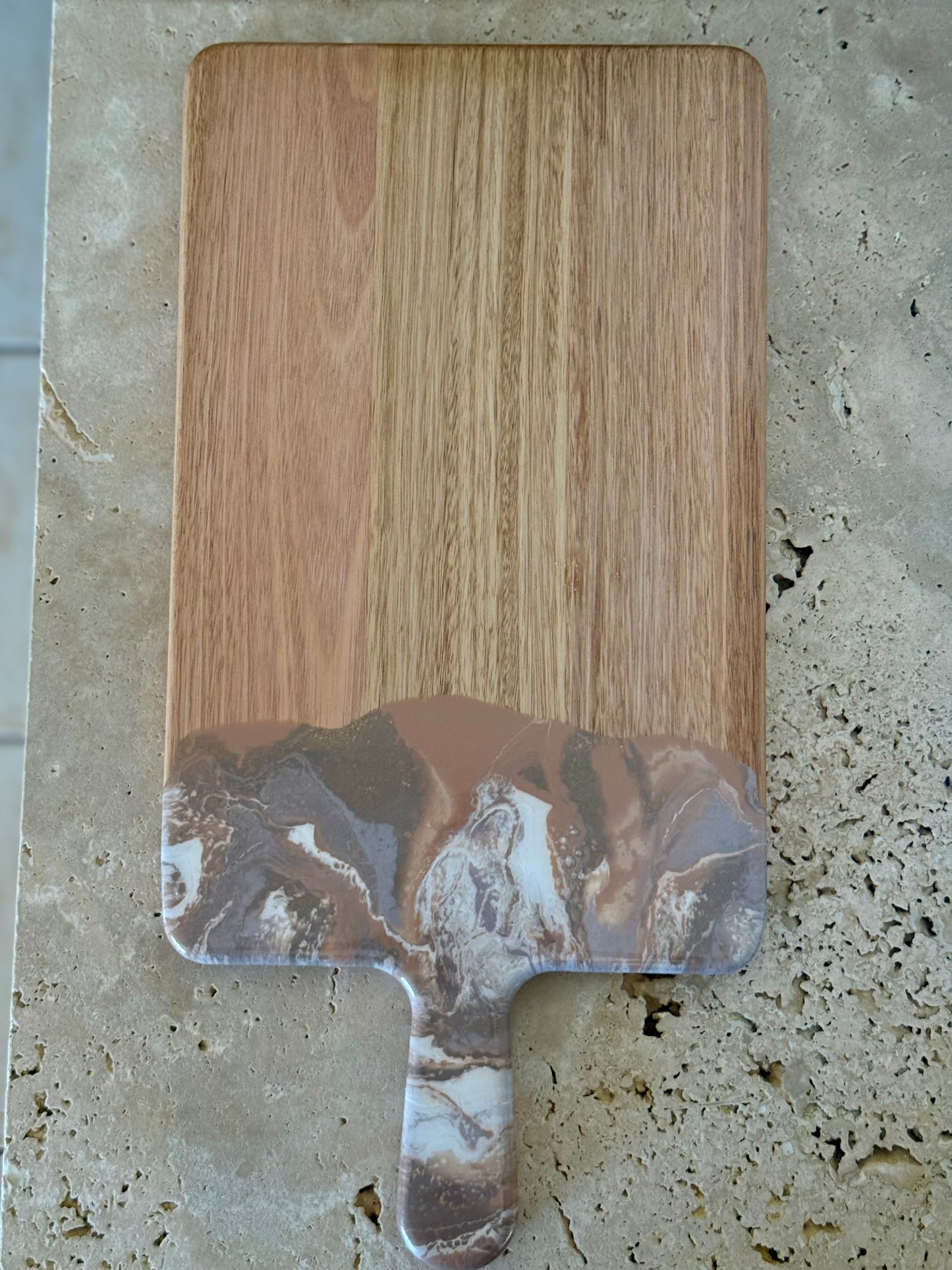 Rectangle Resin Paddle Serving Board Large