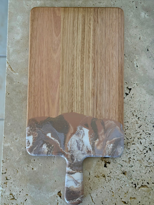 Rectangle Resin Paddle Serving Board Large