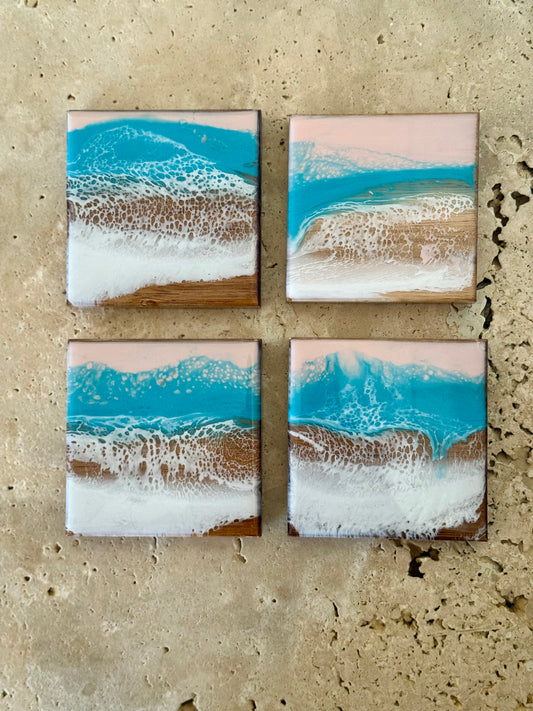 Square Resin Coasters