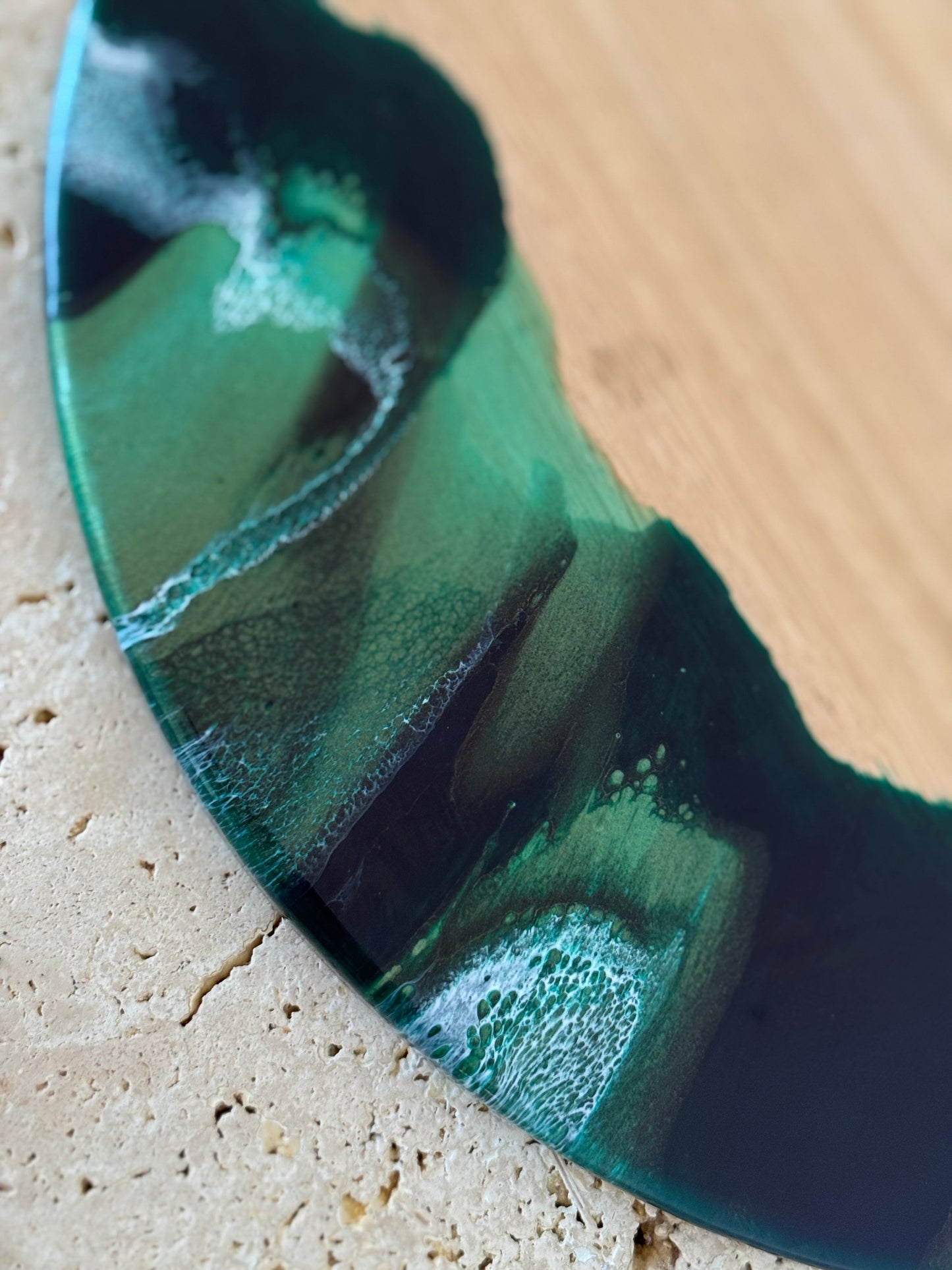 Large Round Resin Board