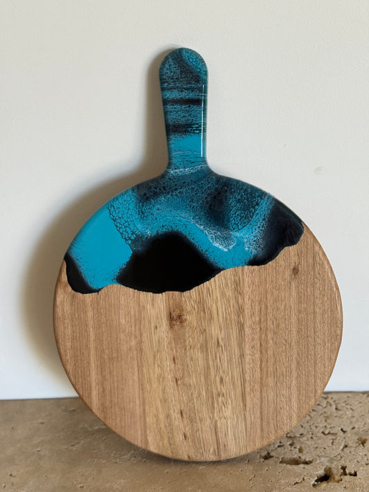 Round Paddle Resin Serving Board