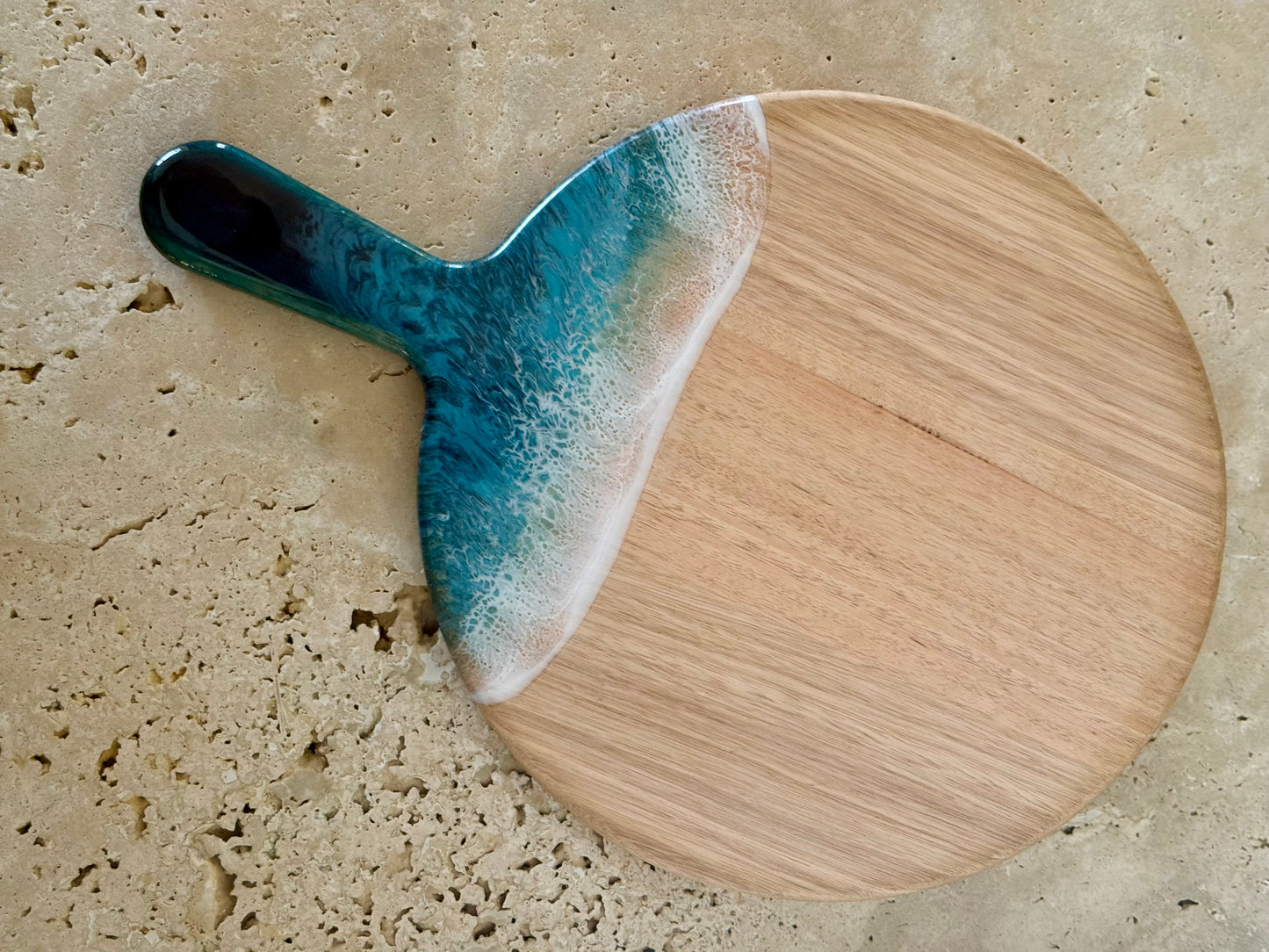 Round Paddle Resin Serving Board