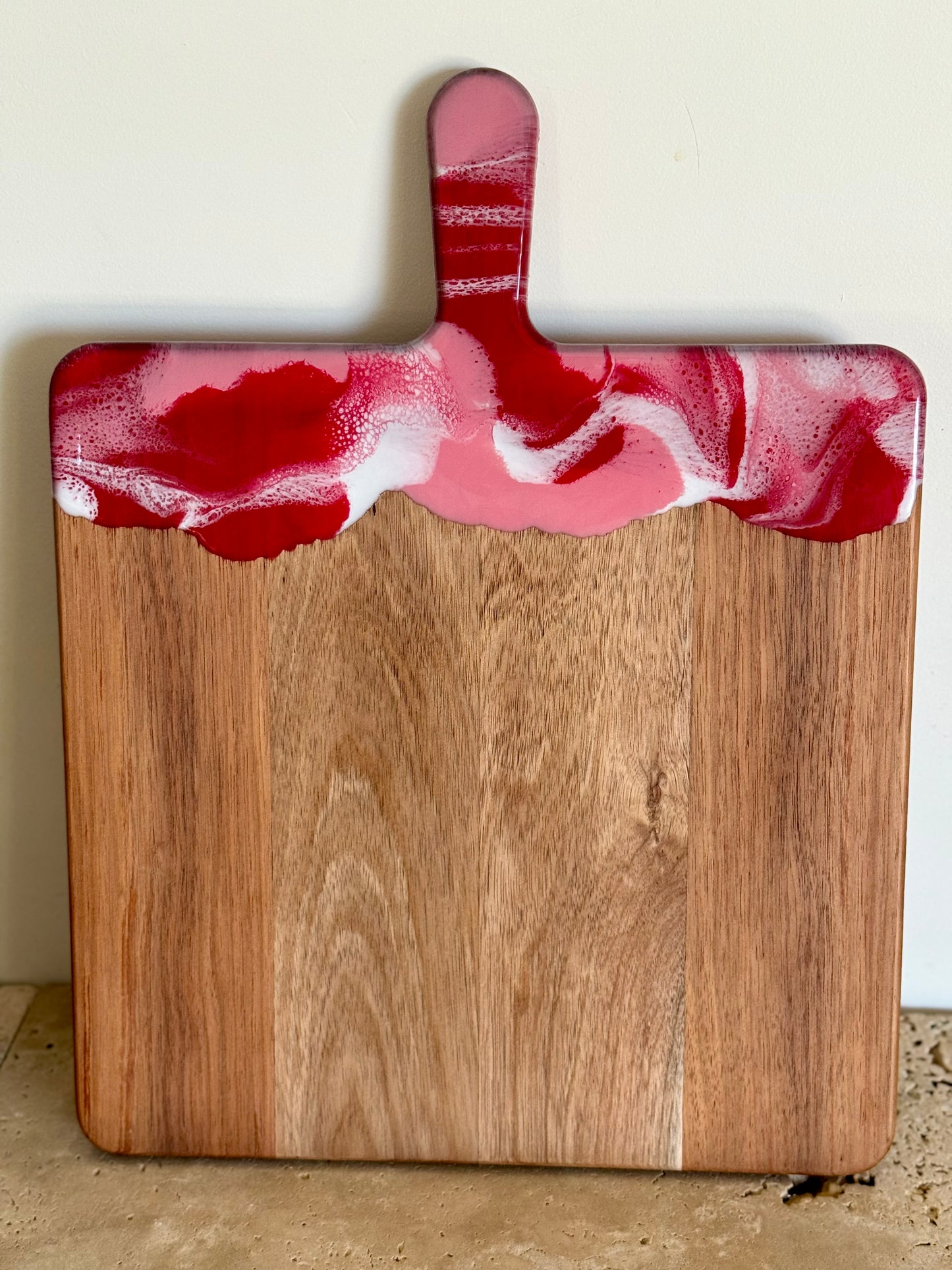 Large Square Paddle Resin Serving Board