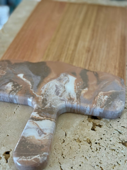 Rectangle Resin Paddle Serving Board Large