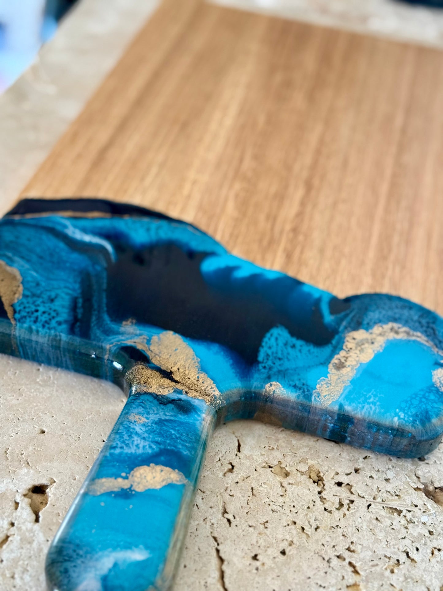 Rectangle Resin Paddle Serving Board Large