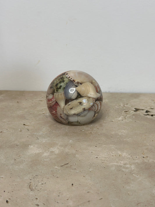 Sphere Small Paper Weight Flower Preservation